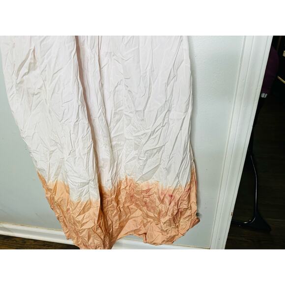 A.L.C. White Beige 100% Cotton Blair Sleeveless Open Back Gown Size 8 - Picture 11 of 12